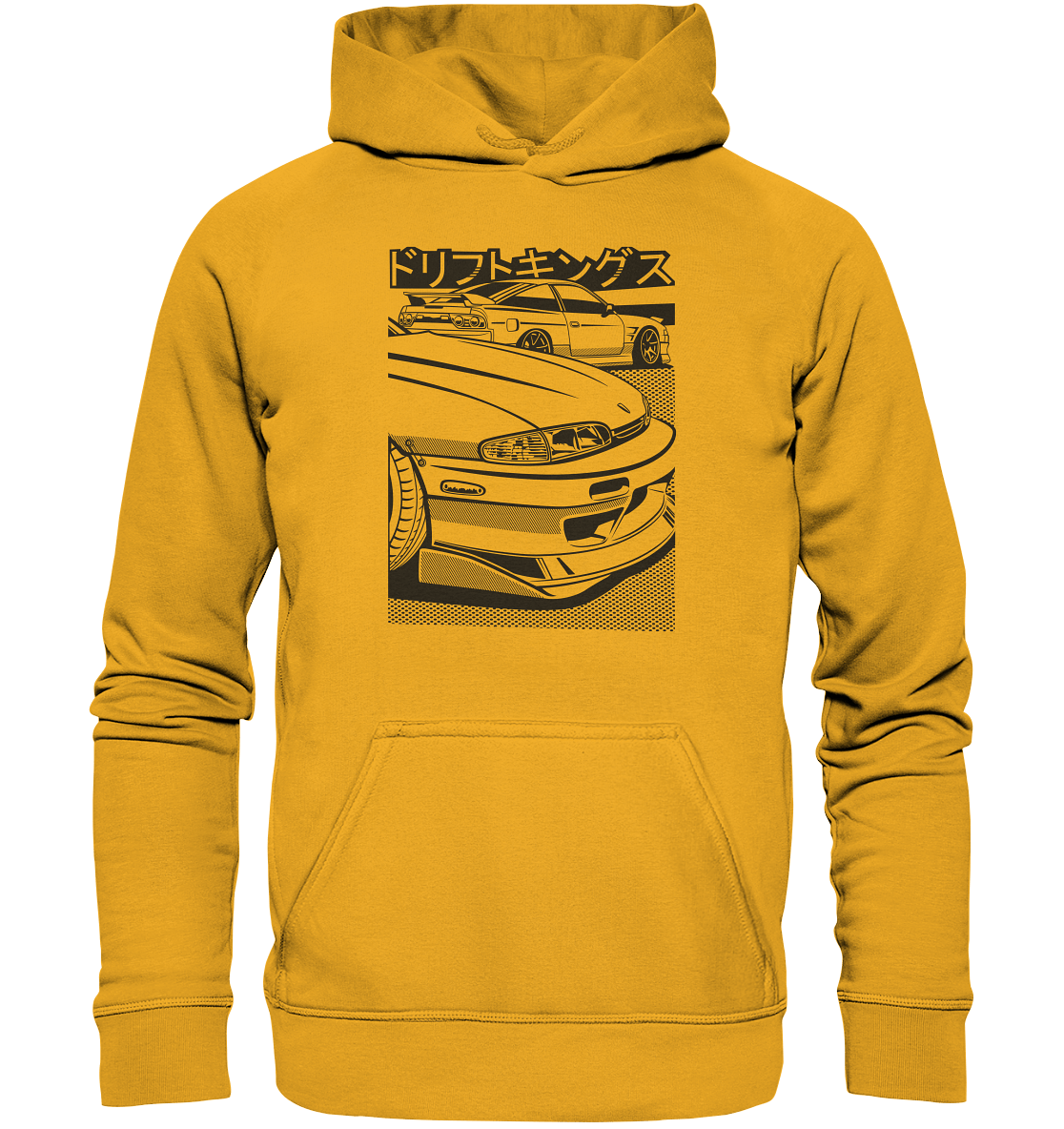 Nissan S14 Zenki Front - Basic Unisex Hoodie - MotoMerch.de