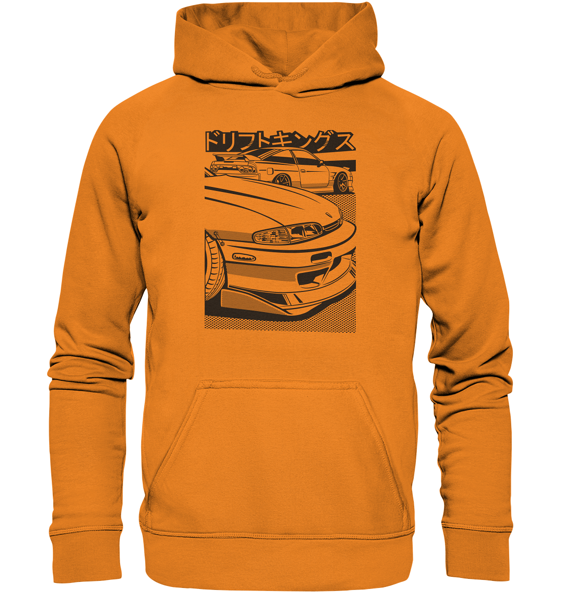 Nissan S14 Zenki Front - Basic Unisex Hoodie - MotoMerch.de