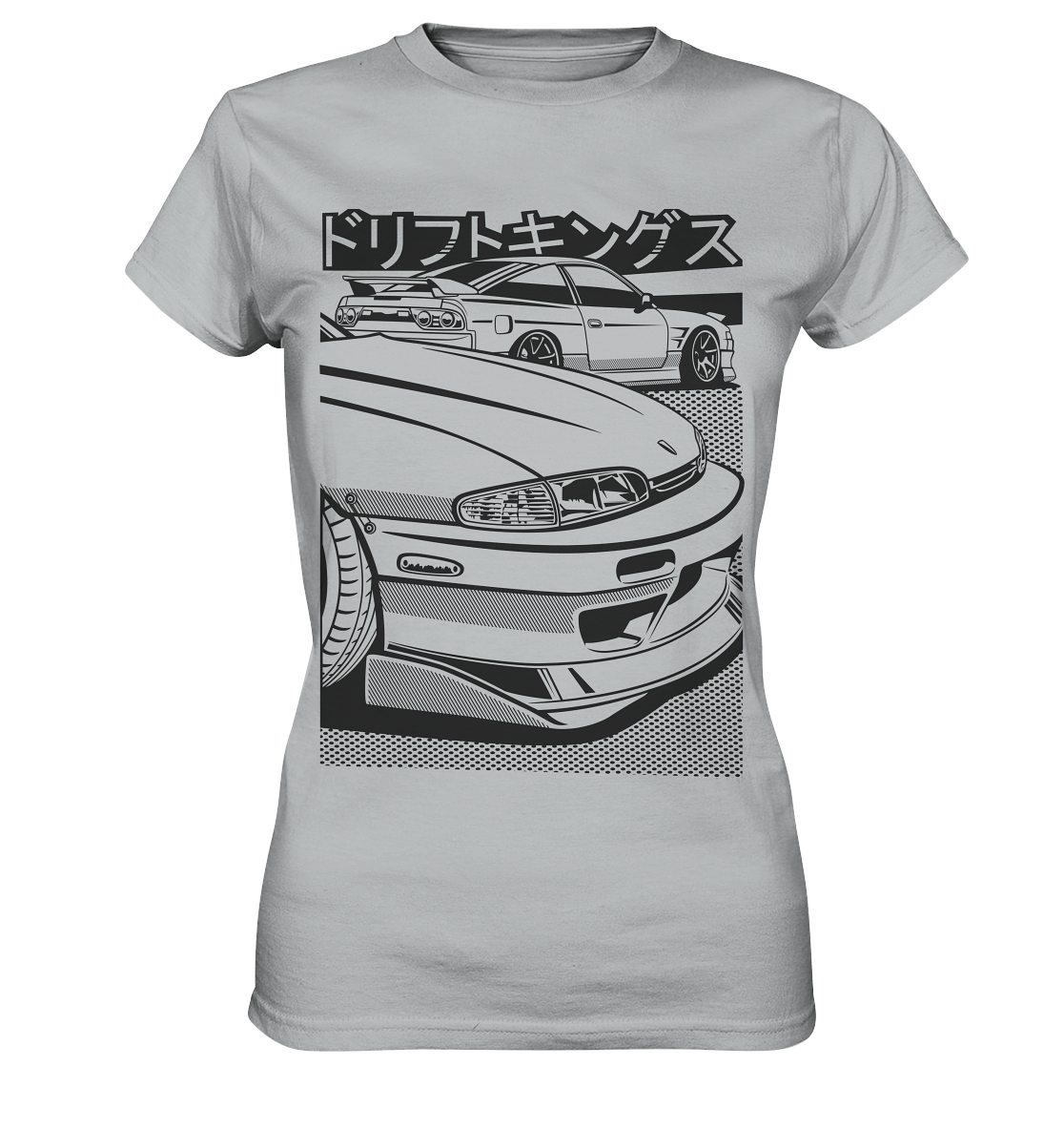 Nissan S14 Zenki Front - Ladies Premium Shirt - MotoMerch.de