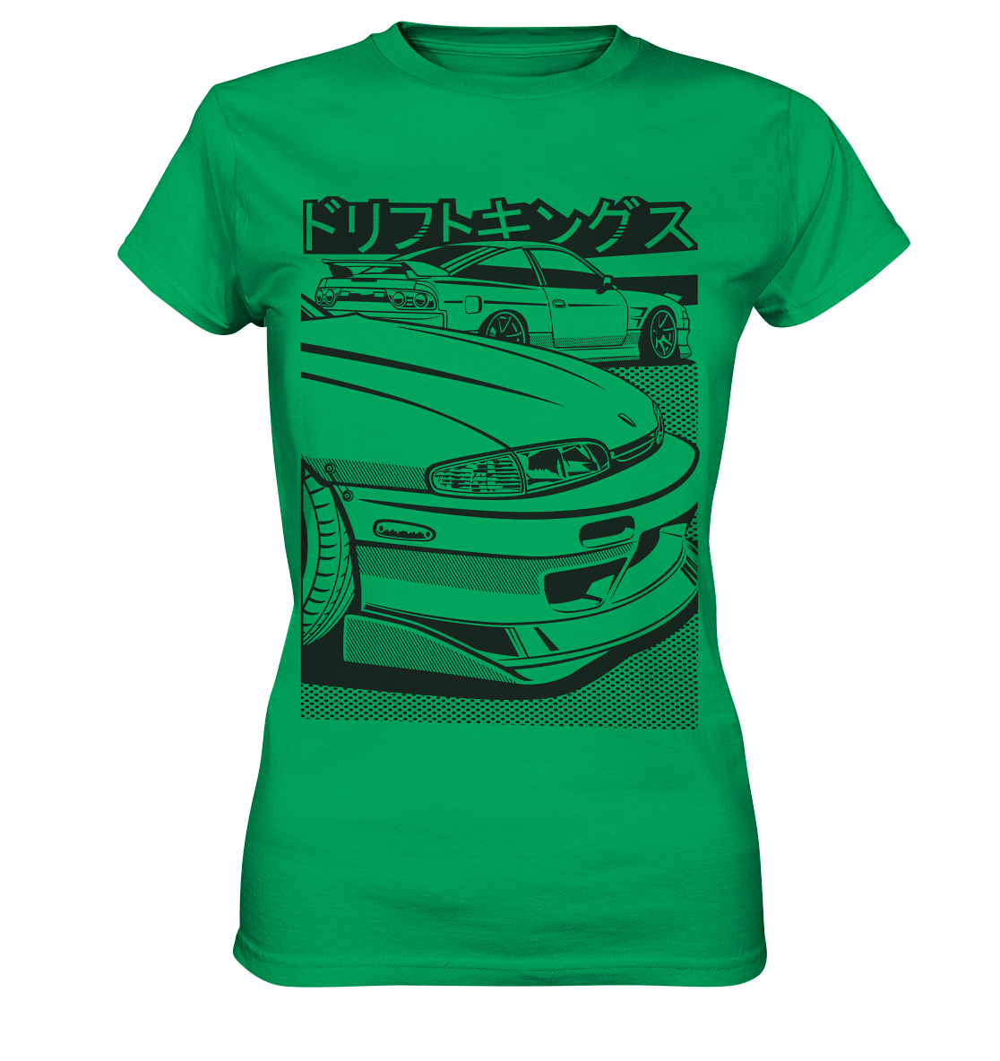 Nissan S14 Zenki Front - Ladies Premium Shirt - MotoMerch.de