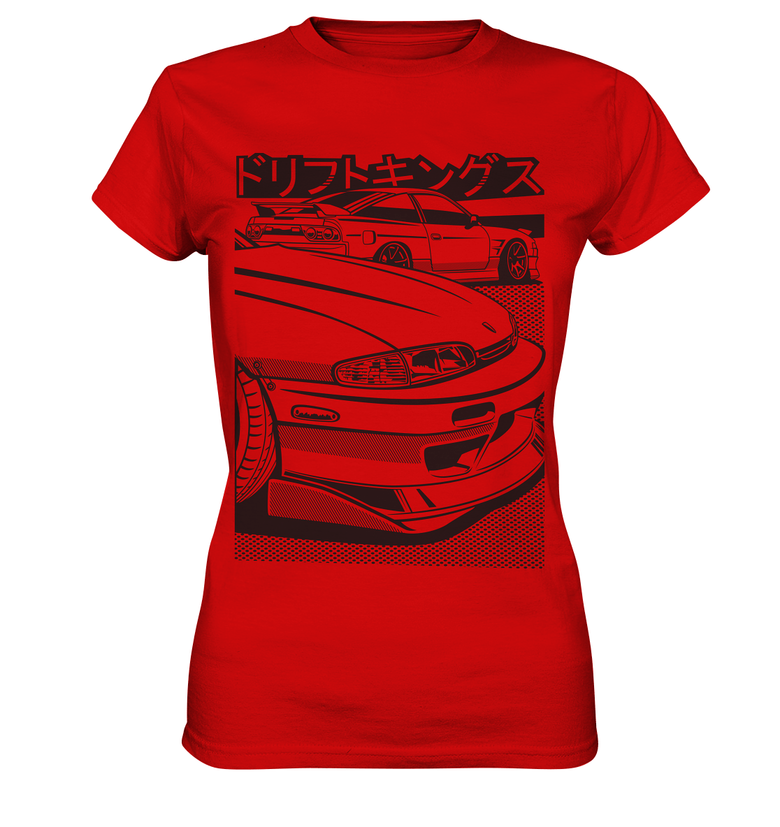 Nissan S14 Zenki Front - Ladies Premium Shirt - MotoMerch.de