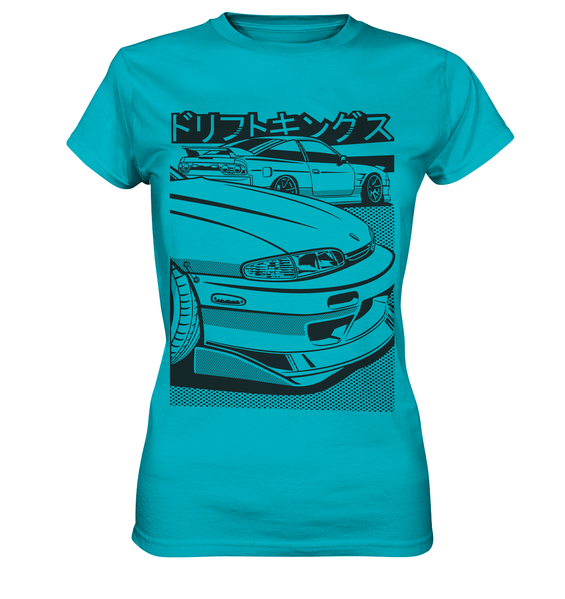 Nissan S14 Zenki Front - Ladies Premium Shirt - MotoMerch.de