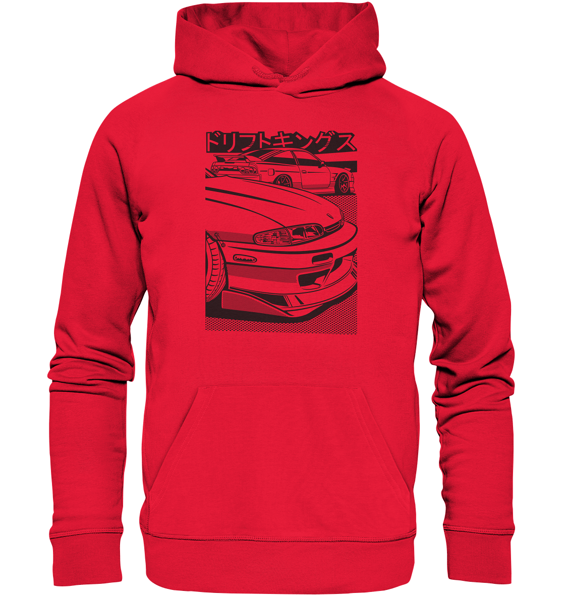 Nissan S14 Zenki Front - Premium Unisex Hoodie - MotoMerch.de