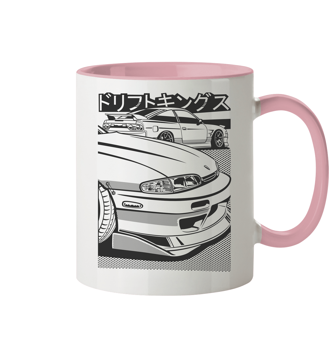 Nissan S14 Zenki Front - Tasse zweifarbig - MotoMerch.de