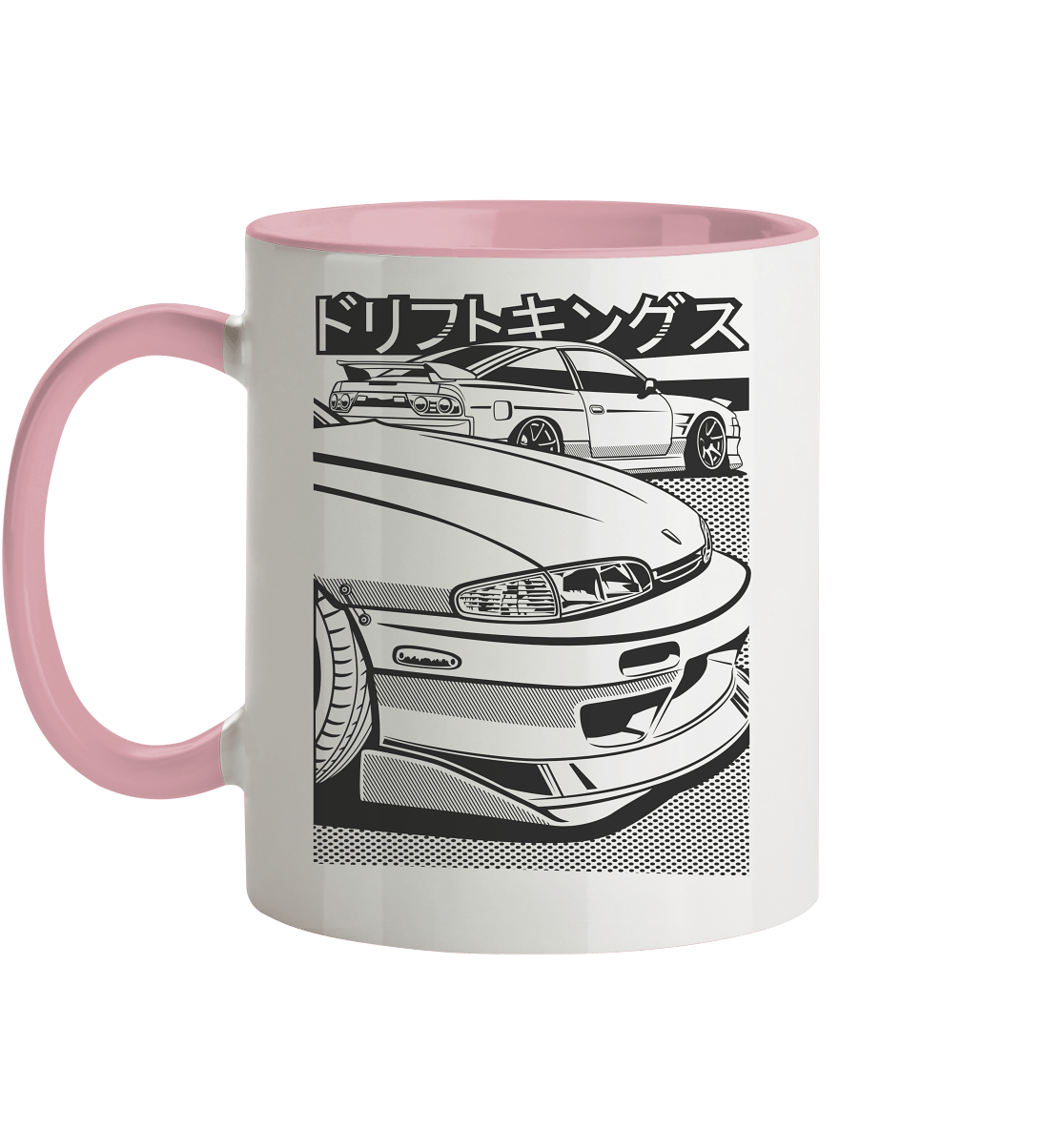 Nissan S14 Zenki Front - Tasse zweifarbig - MotoMerch.de