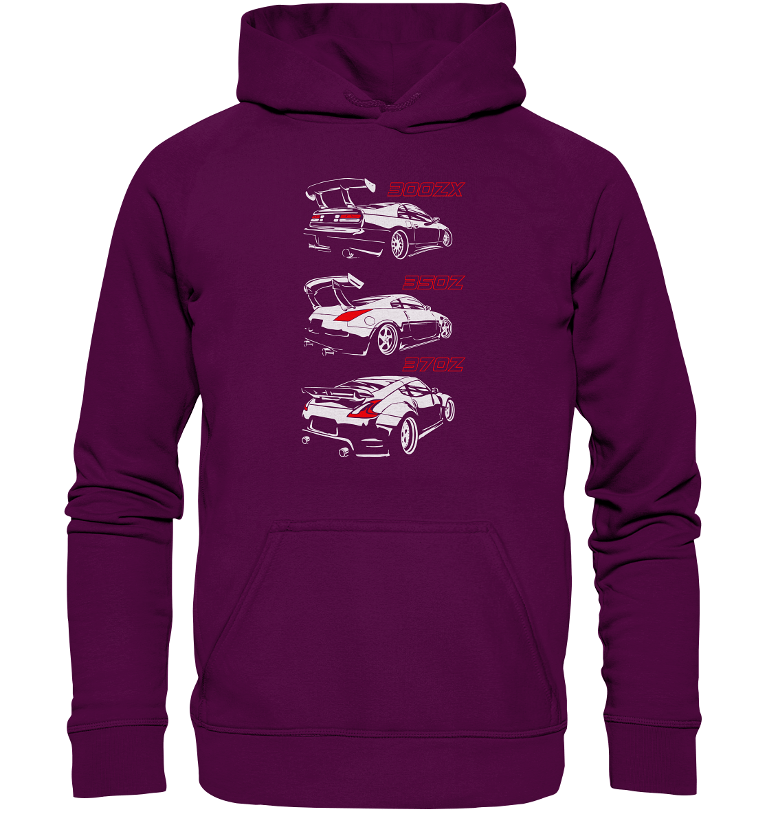 Nissan Z Generations - Basic Unisex Hoodie - MotoMerch.de