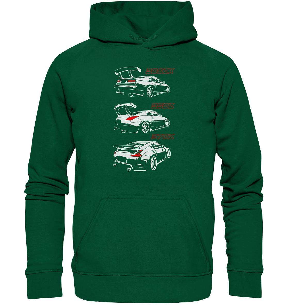 Nissan Z Generations - Basic Unisex Hoodie - MotoMerch.de