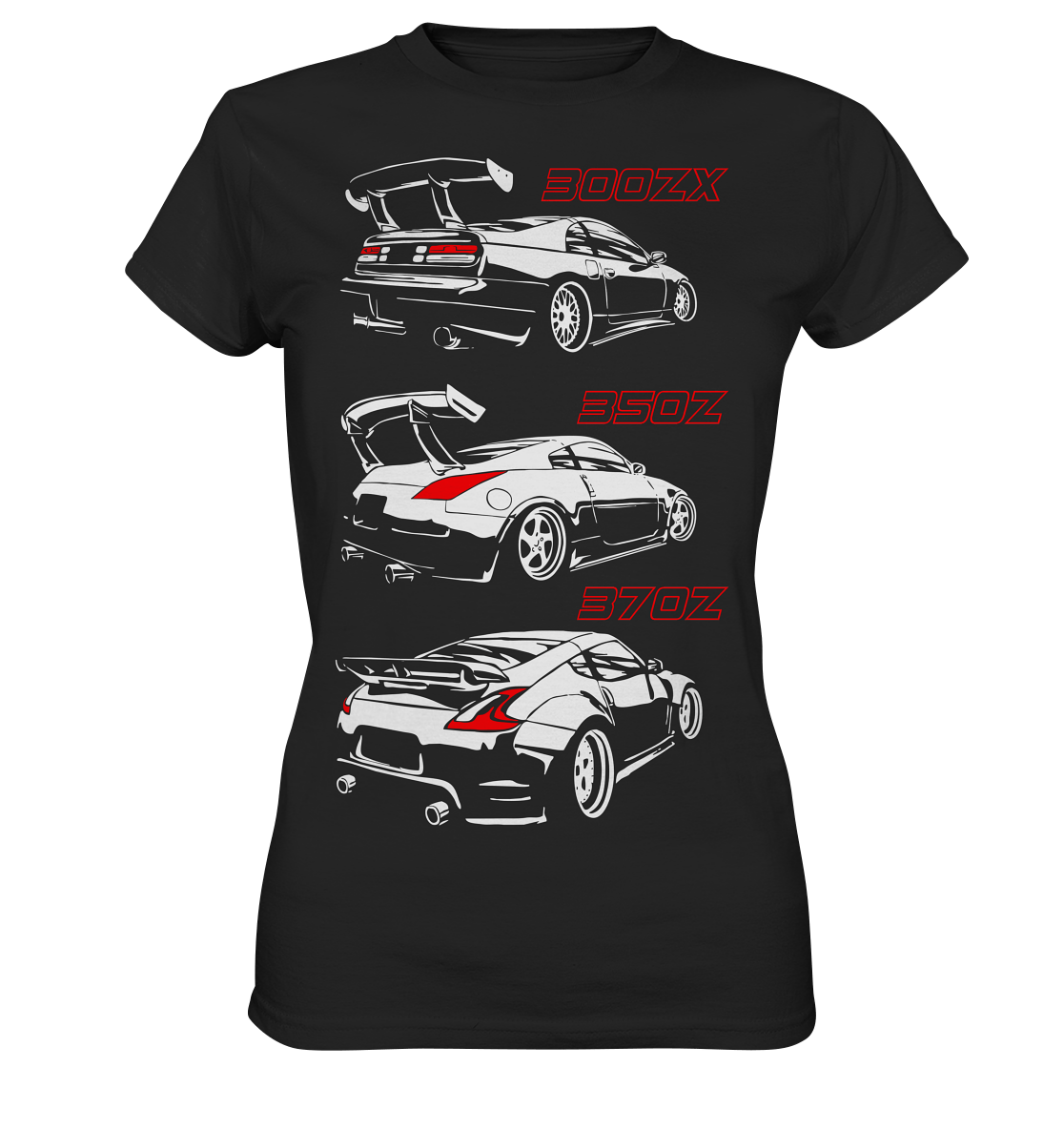 Nissan Z Generations - Ladies Premium Shirt - MotoMerch.de