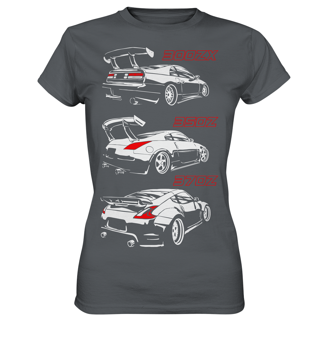 Nissan Z Generations - Ladies Premium Shirt - MotoMerch.de