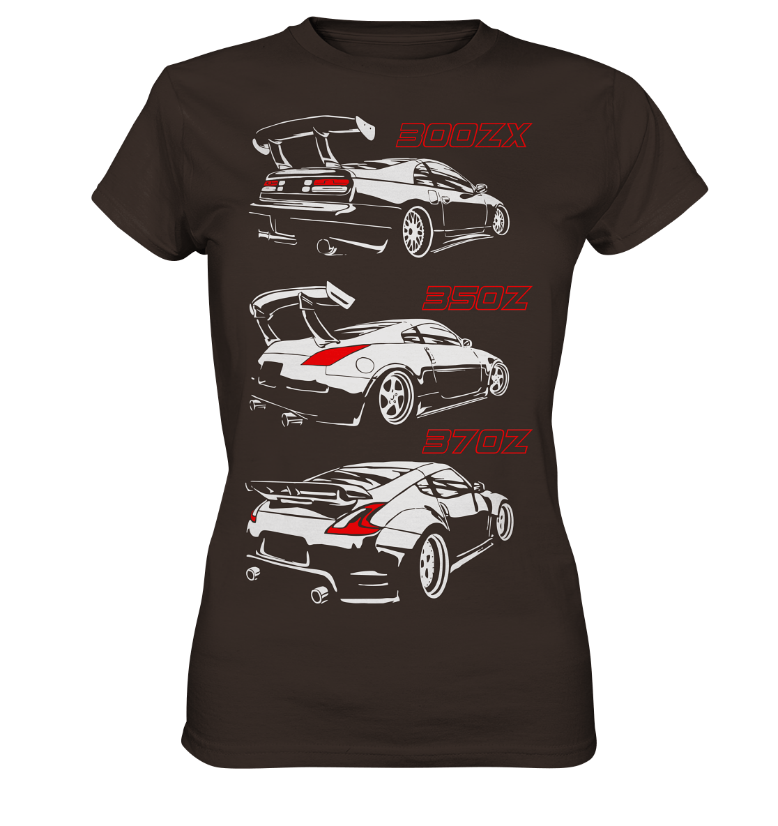 Nissan Z Generations - Ladies Premium Shirt - MotoMerch.de