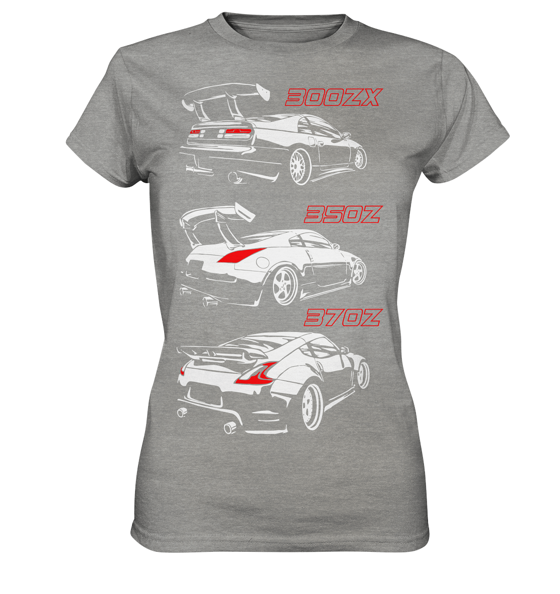 Nissan Z Generations - Ladies Premium Shirt - MotoMerch.de