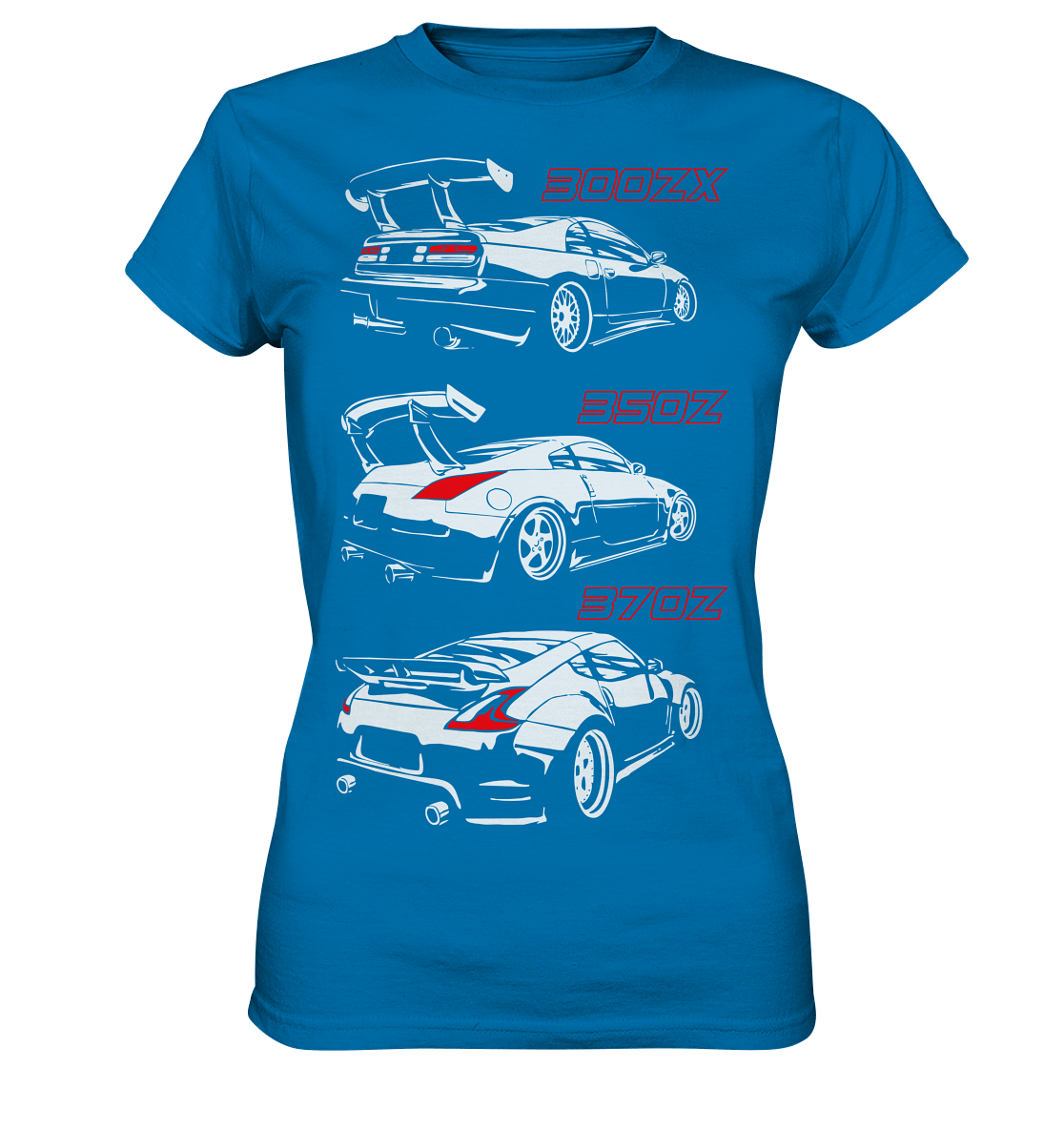 Nissan Z Generations - Ladies Premium Shirt - MotoMerch.de