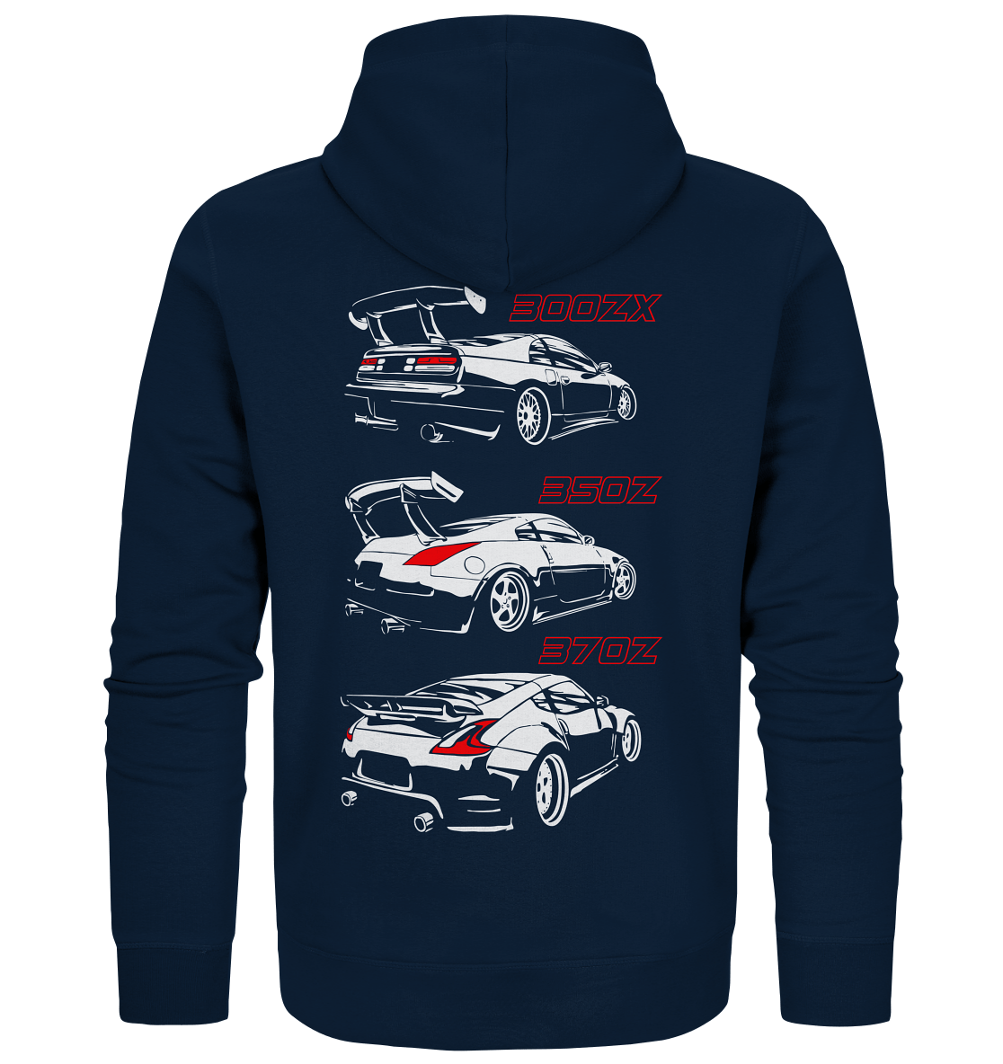 Nissan Z Generations - Organic Zipper - MotoMerch.de