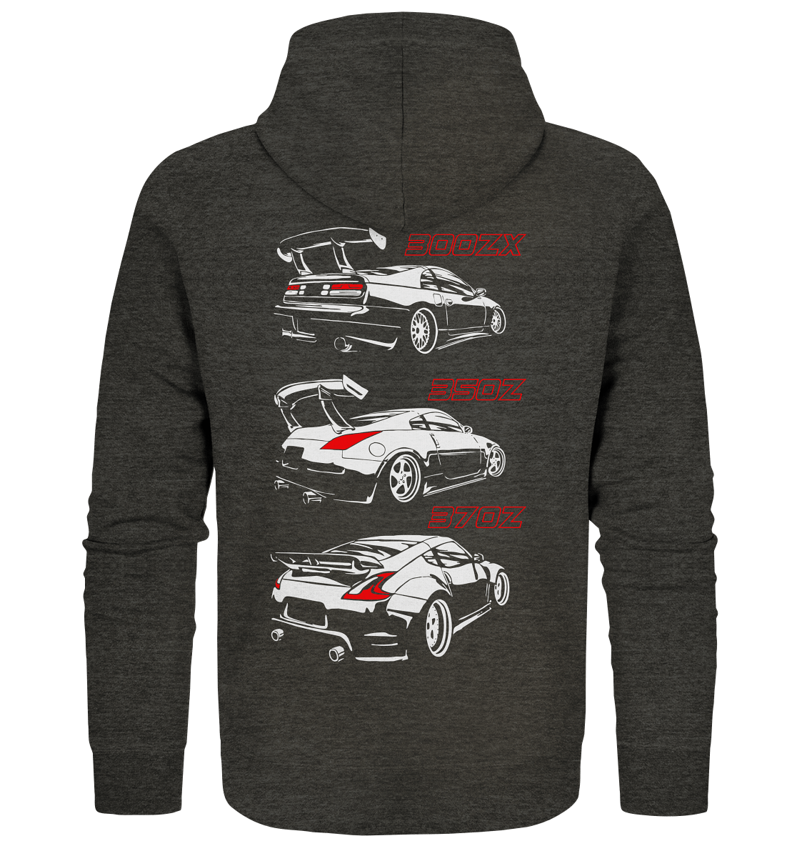 Nissan Z Generations - Organic Zipper - MotoMerch.de