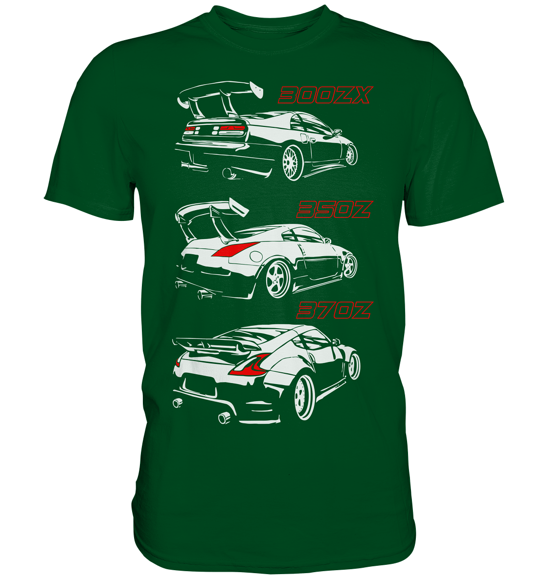 Nissan Z Generations - Premium Shirt - MotoMerch.de