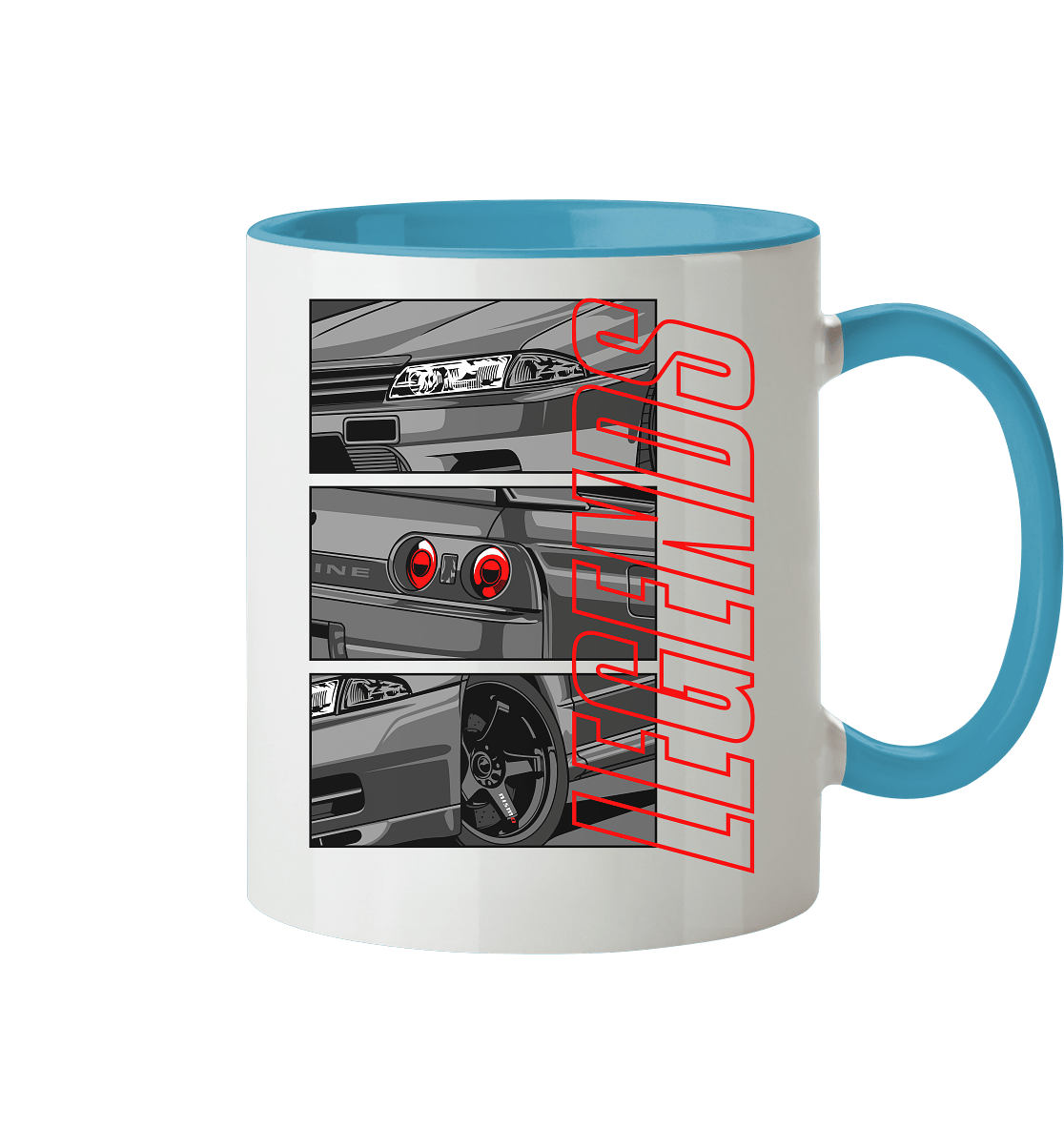 R32 Legends - Tasse zweifarbig - MotoMerch.de