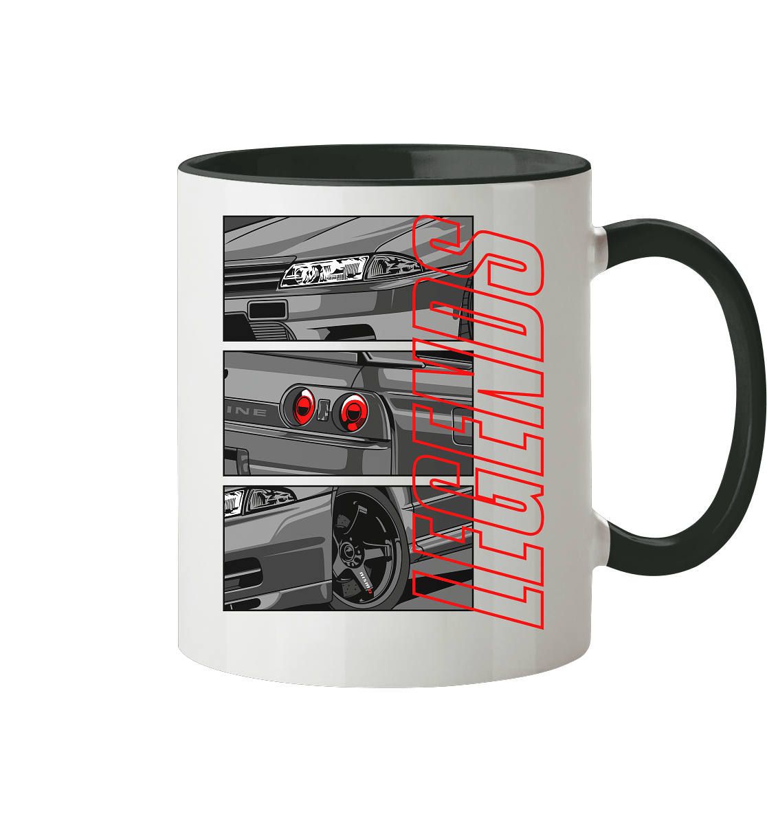 R32 Legends - Tasse zweifarbig - MotoMerch.de