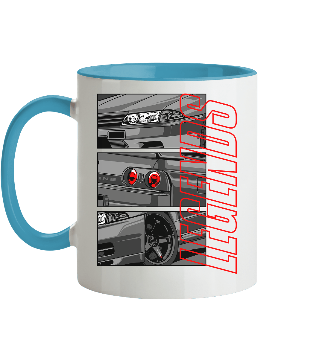 R32 Legends - Tasse zweifarbig - MotoMerch.de