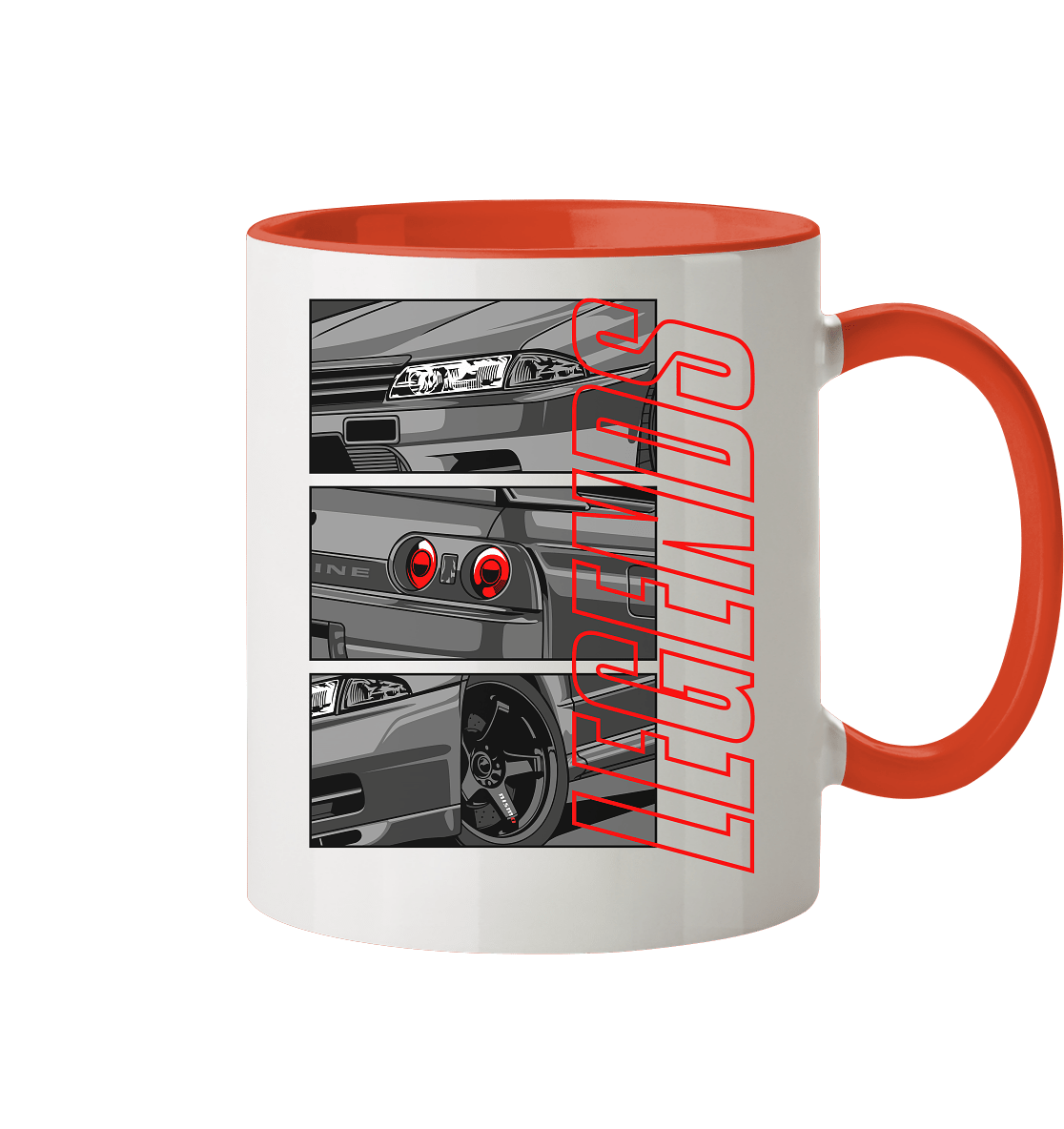 R32 Legends - Tasse zweifarbig - MotoMerch.de