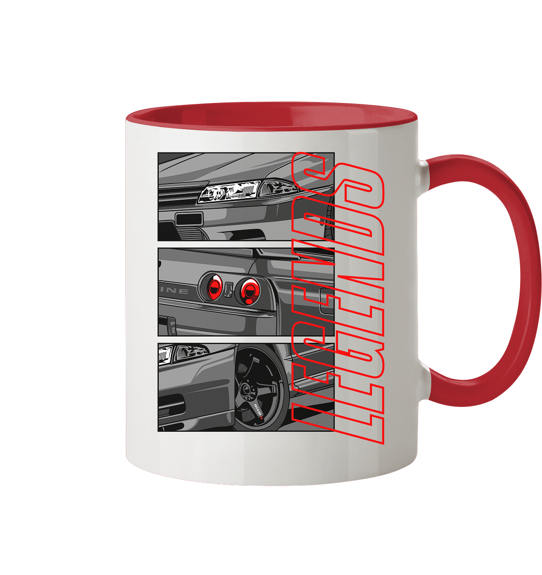 R32 Legends - Tasse zweifarbig - MotoMerch.de