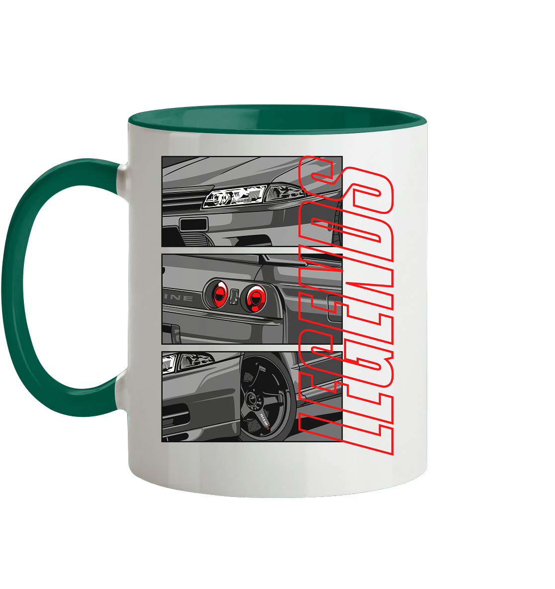 R32 Legends - Tasse zweifarbig - MotoMerch.de