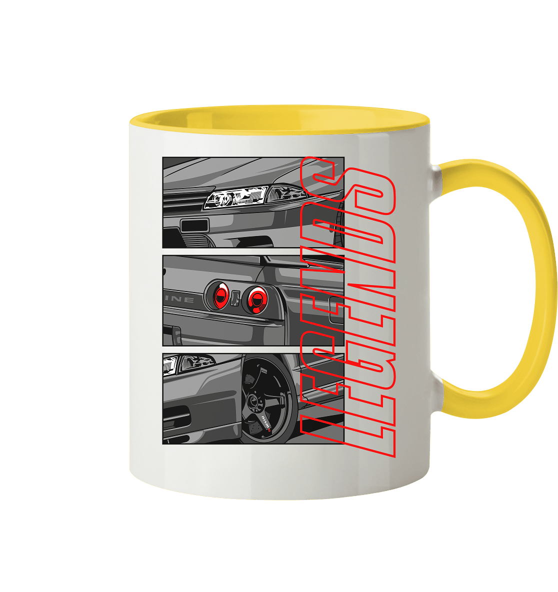 R32 Legends - Tasse zweifarbig - MotoMerch.de