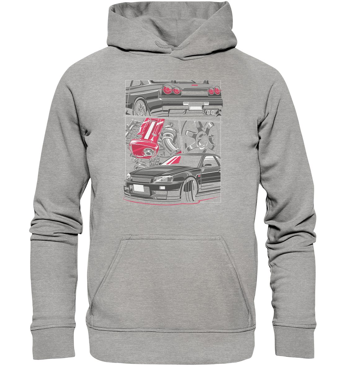 RB26 Skyline R34 - Basic Unisex Hoodie - MotoMerch.de