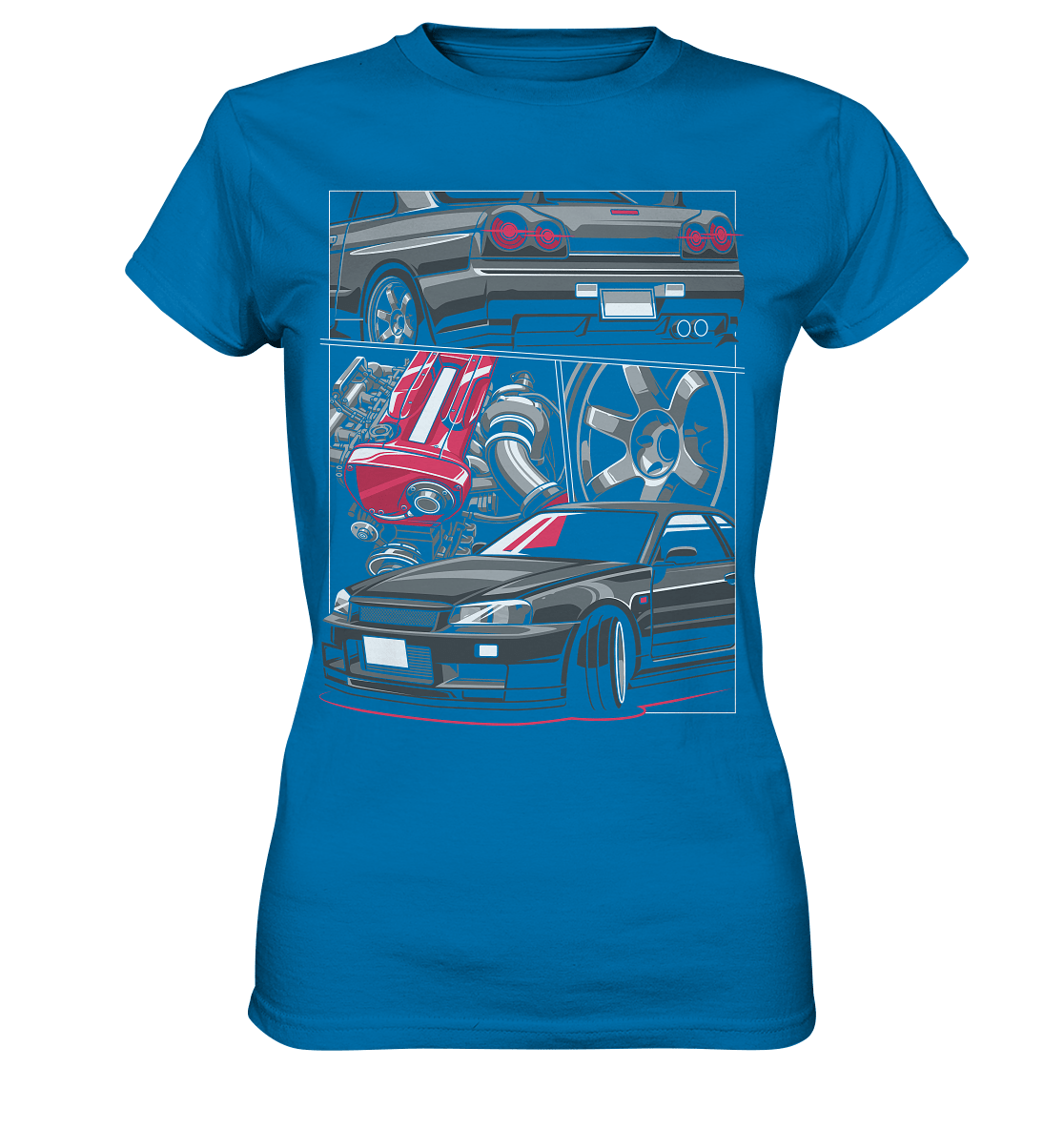 RB26 Skyline R34 - Ladies Premium Shirt - MotoMerch.de