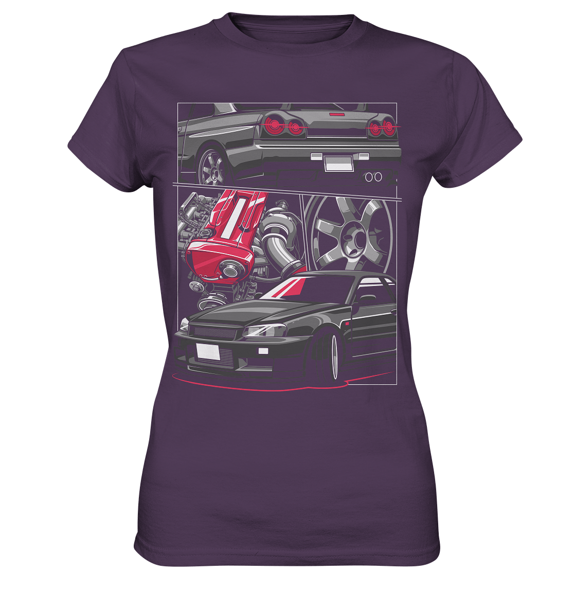 RB26 Skyline R34 - Ladies Premium Shirt - MotoMerch.de