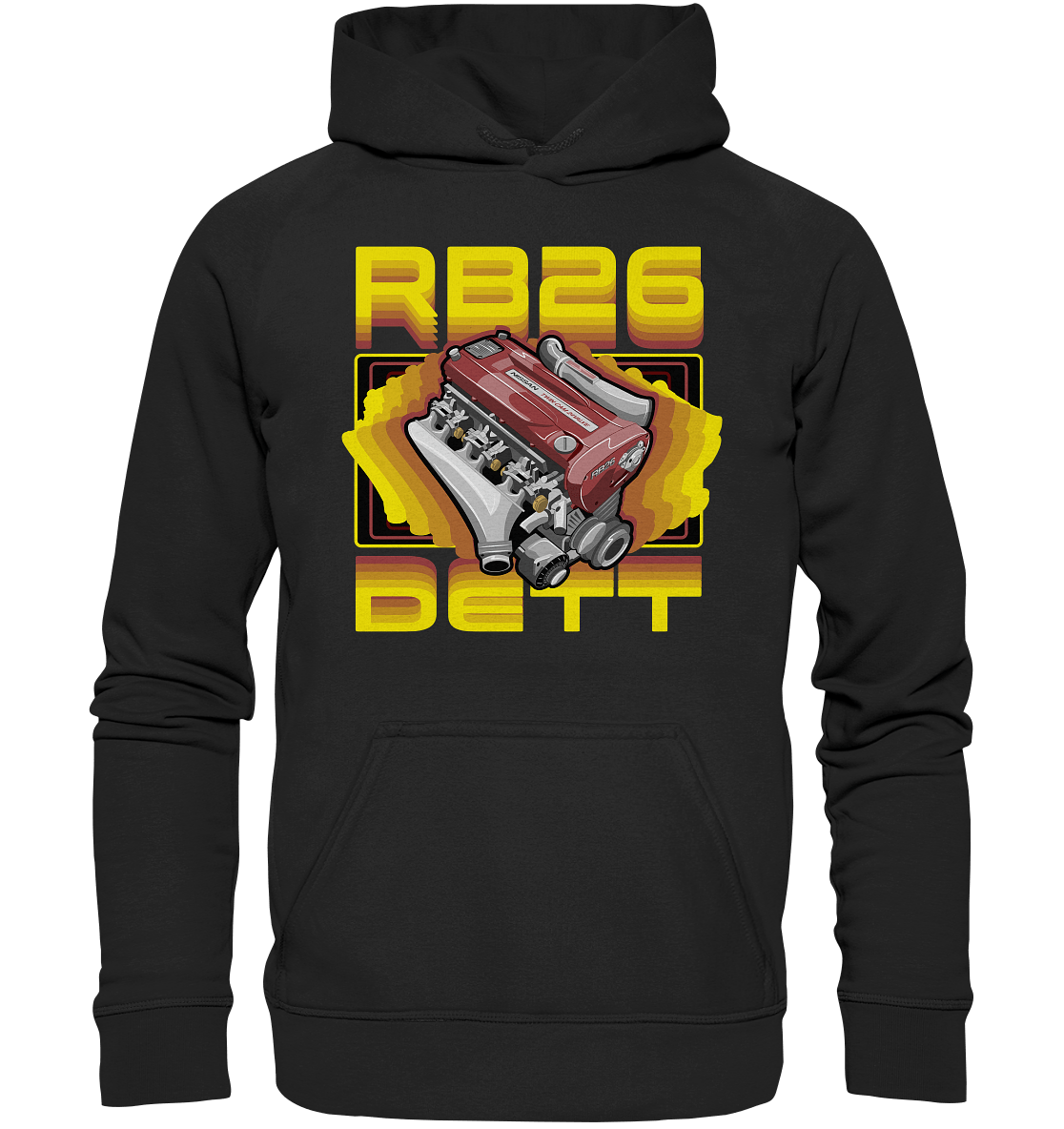 RB26DETT - Basic Unisex Hoodie XL - MotoMerch.de