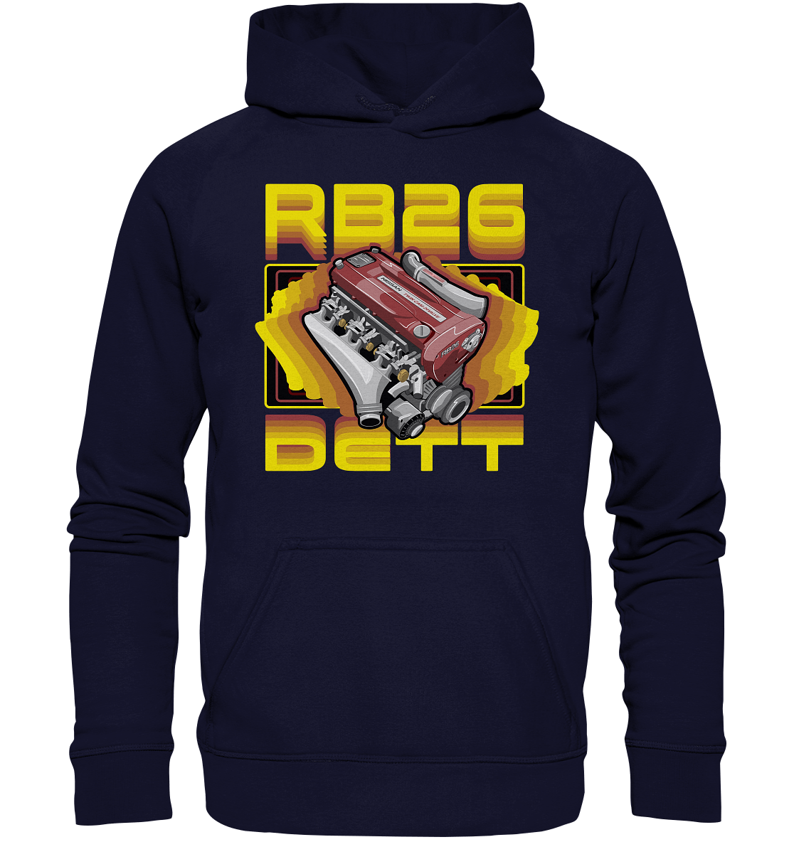 RB26DETT - Basic Unisex Hoodie XL - MotoMerch.de