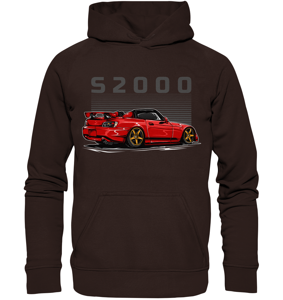 Red Honda S2000 - Basic Unisex Hoodie - MotoMerch.de