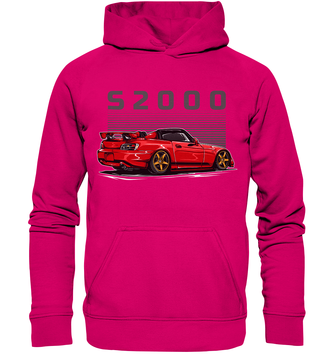 Red Honda S2000 - Basic Unisex Hoodie - MotoMerch.de