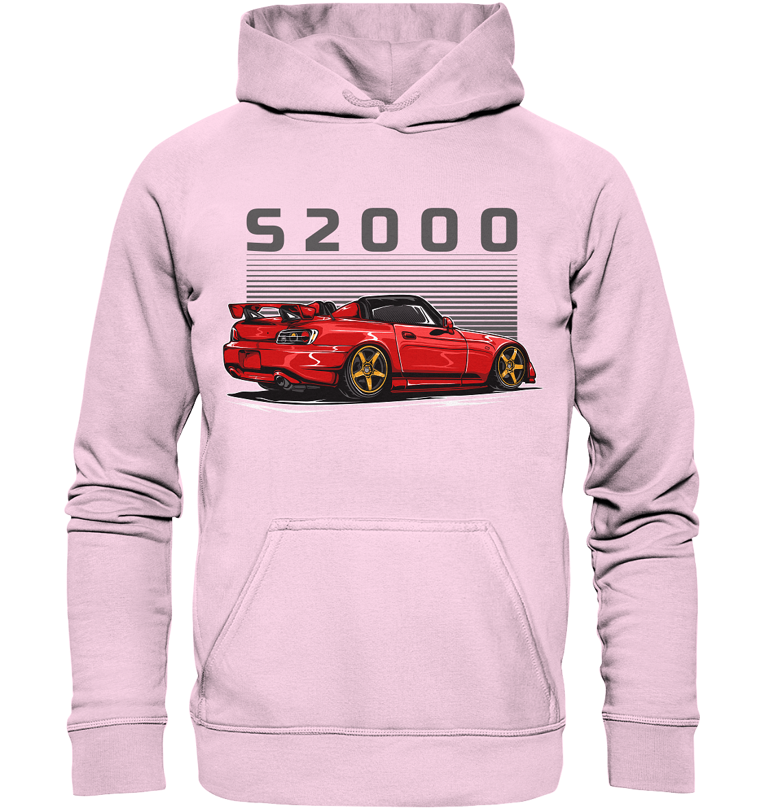 Red Honda S2000 - Basic Unisex Hoodie - MotoMerch.de