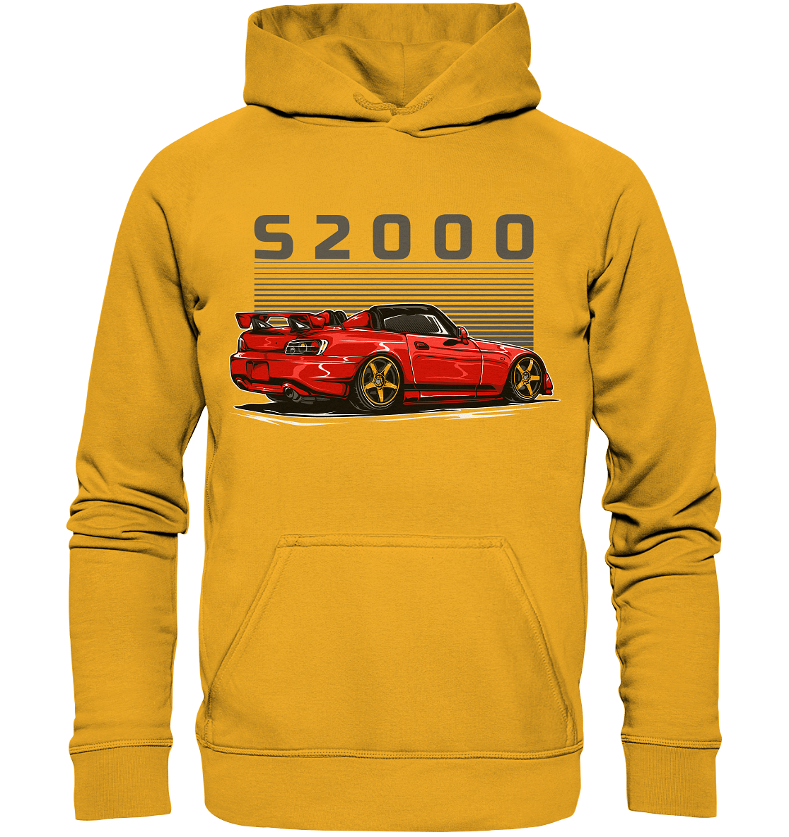 Red Honda S2000 - Basic Unisex Hoodie - MotoMerch.de