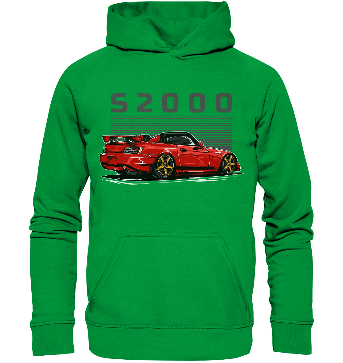 Red Honda S2000 - Basic Unisex Hoodie - MotoMerch.de