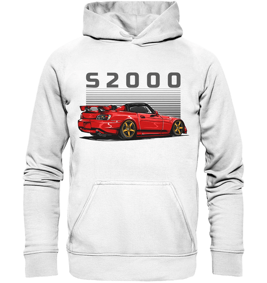 Red Honda S2000 - Basic Unisex Hoodie - MotoMerch.de