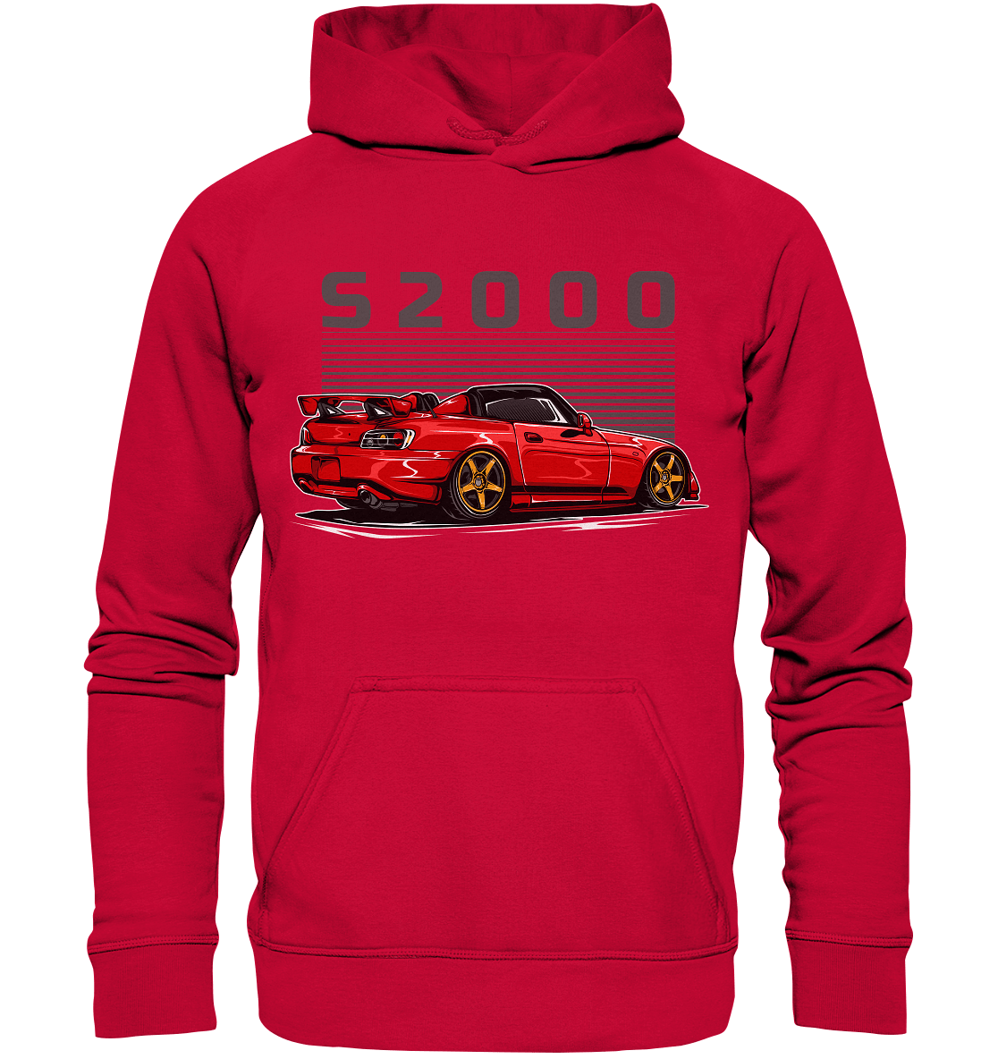 Red Honda S2000 - Basic Unisex Hoodie - MotoMerch.de