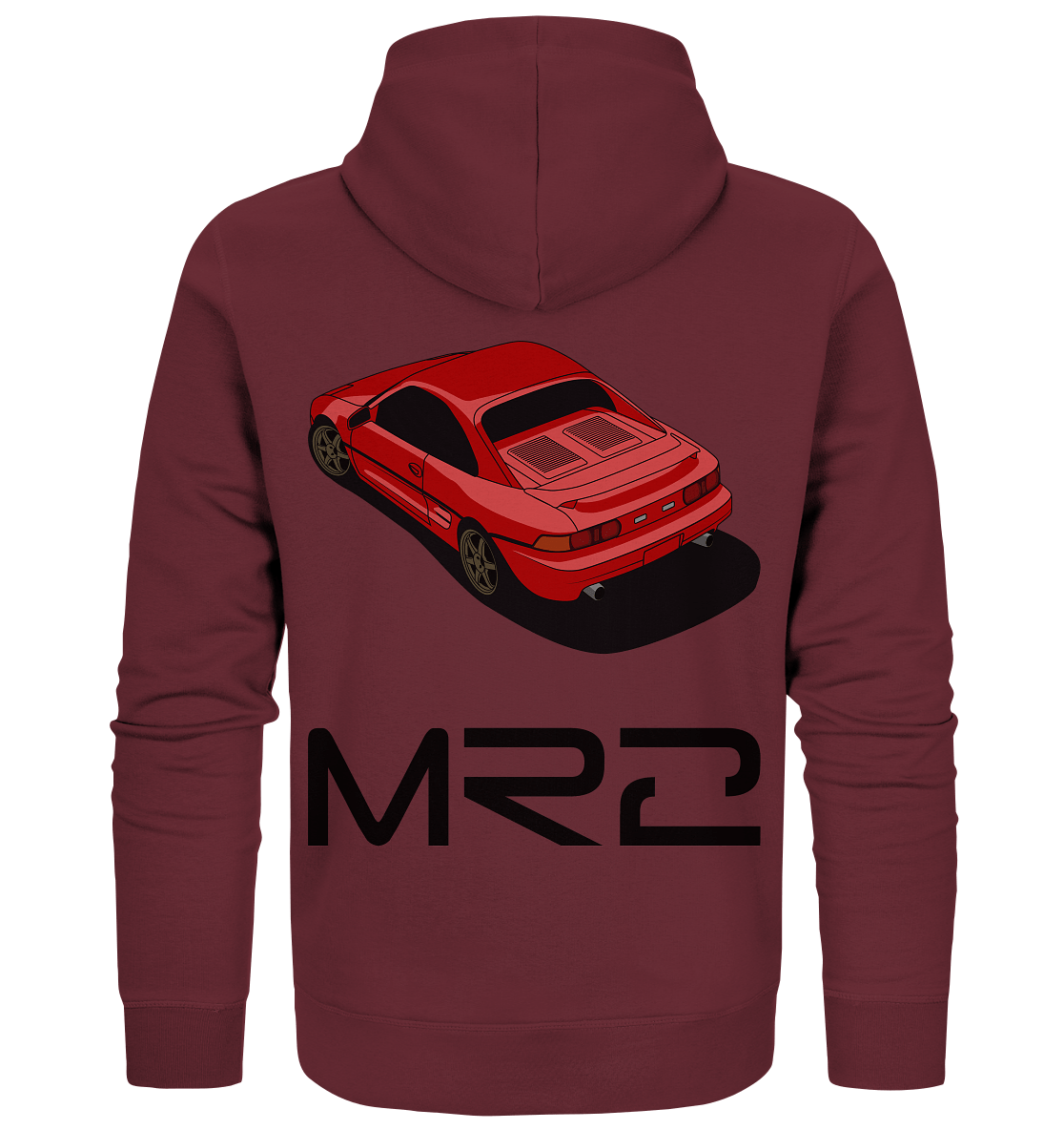 red MR2 - Organic Zipper - MotoMerch.de