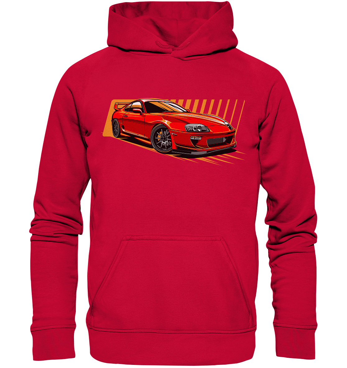 Red Supra MKIV - Basic Unisex Hoodie - MotoMerch.de