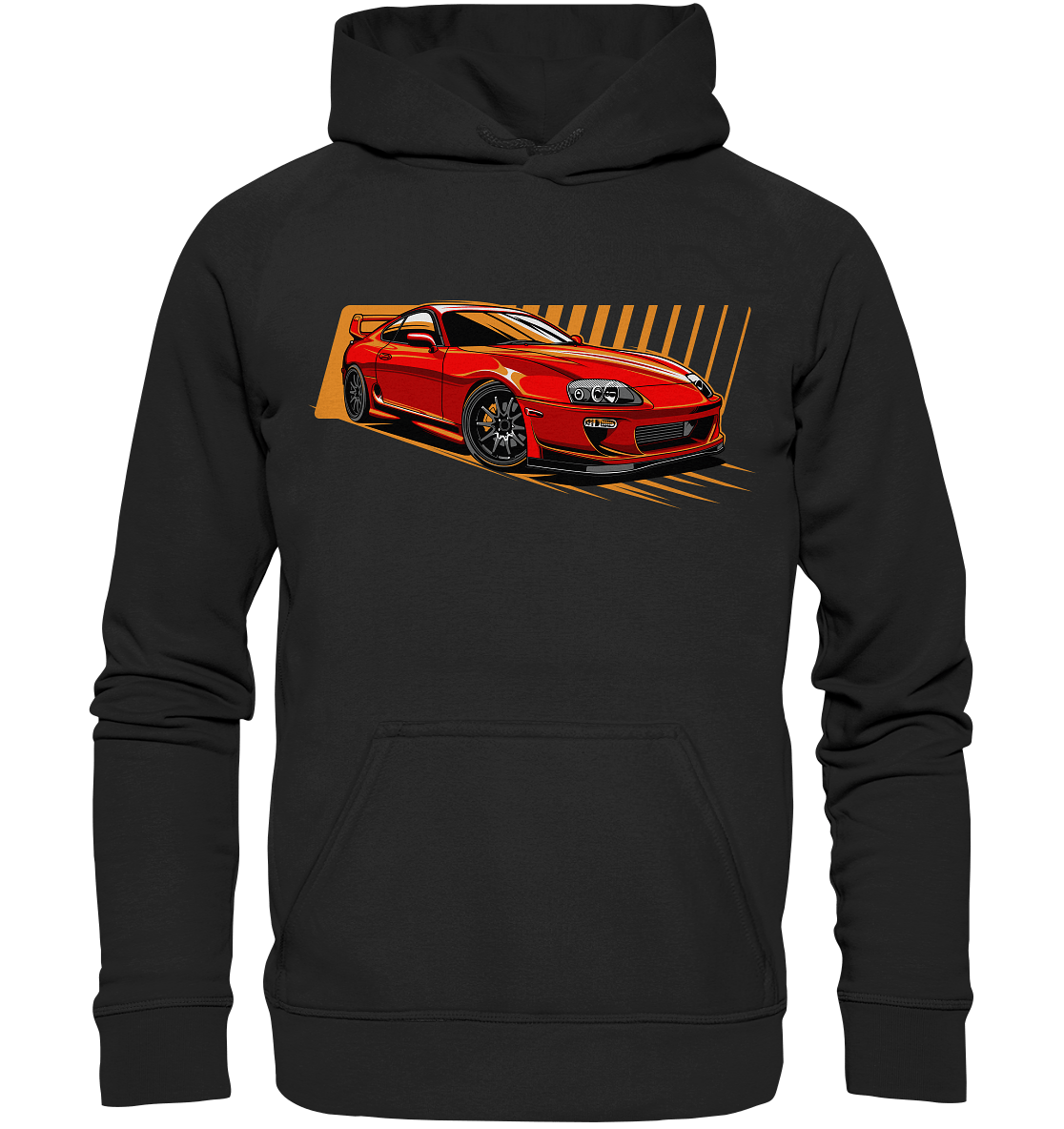 Red Supra MKIV - Basic Unisex Hoodie - MotoMerch.de