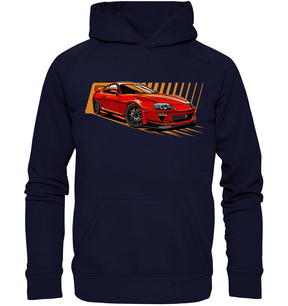 Red Supra MKIV - Basic Unisex Hoodie - MotoMerch.de