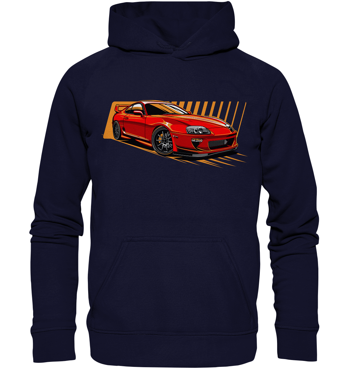 Red Supra MKIV - Basic Unisex Hoodie XL - MotoMerch.de