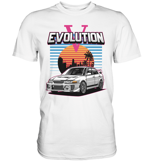 Retro Evo V - Premium Shirt - MotoMerch.de