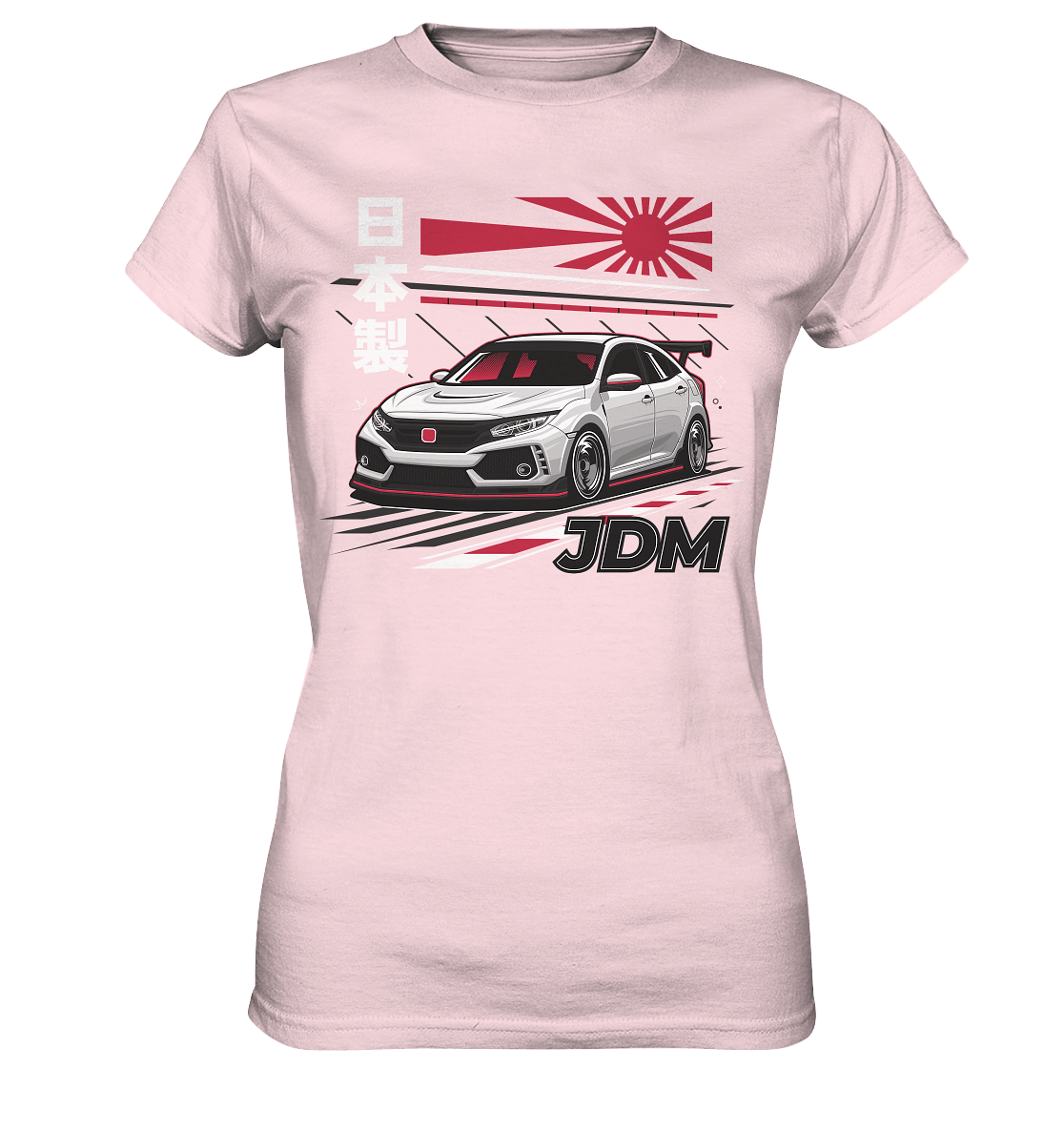Rising Sun Civic FK8 Type-R - Ladies Premium Shirt - MotoMerch.de