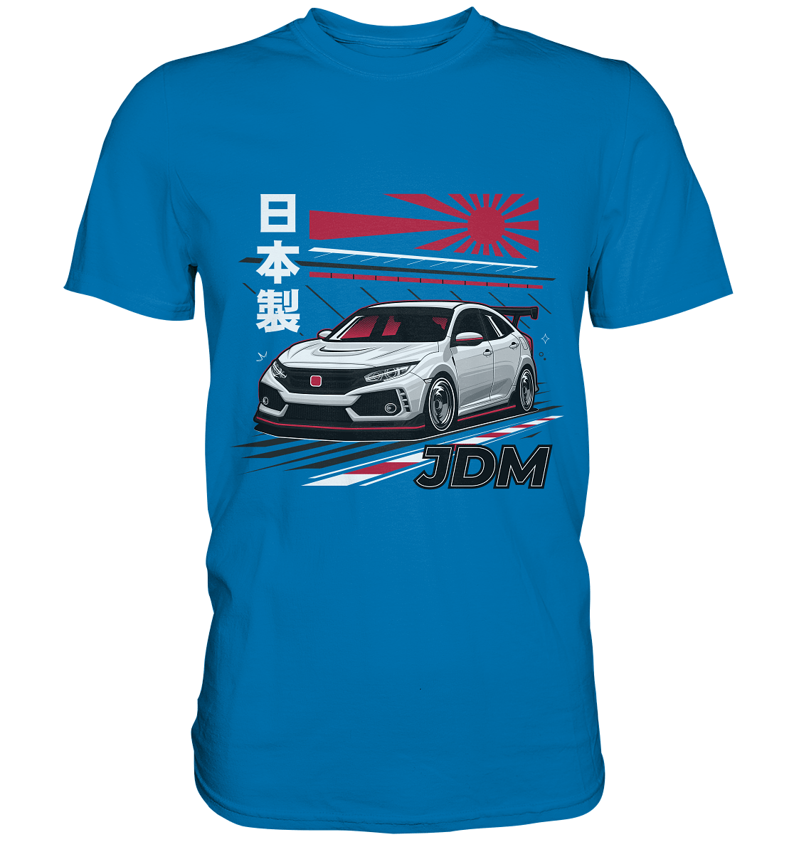 Rising Sun Civic FK8 Type-R - Premium Shirt - MotoMerch.de