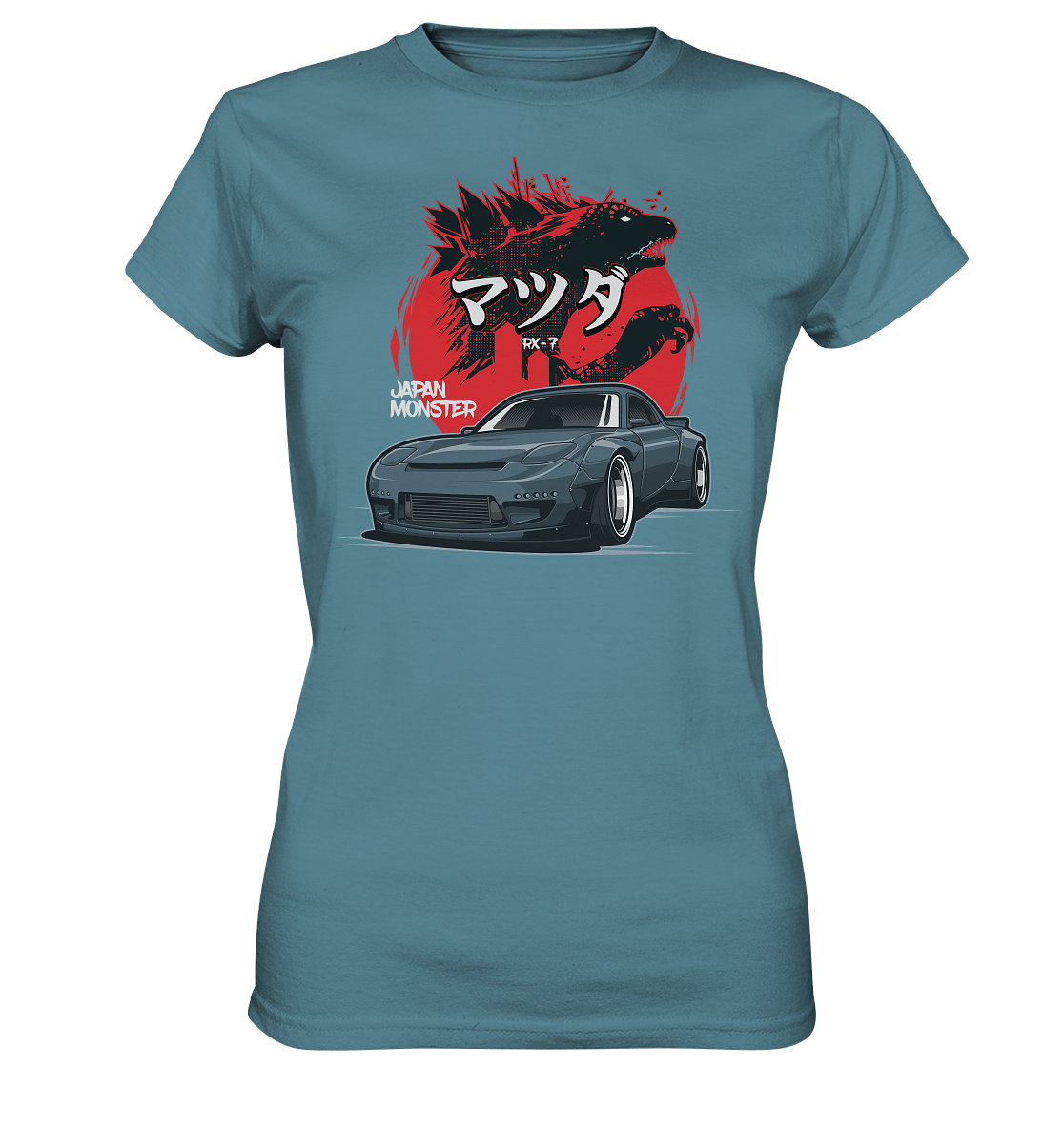 RX7 FD Widebody - Ladies Premium Shirt - MotoMerch.de