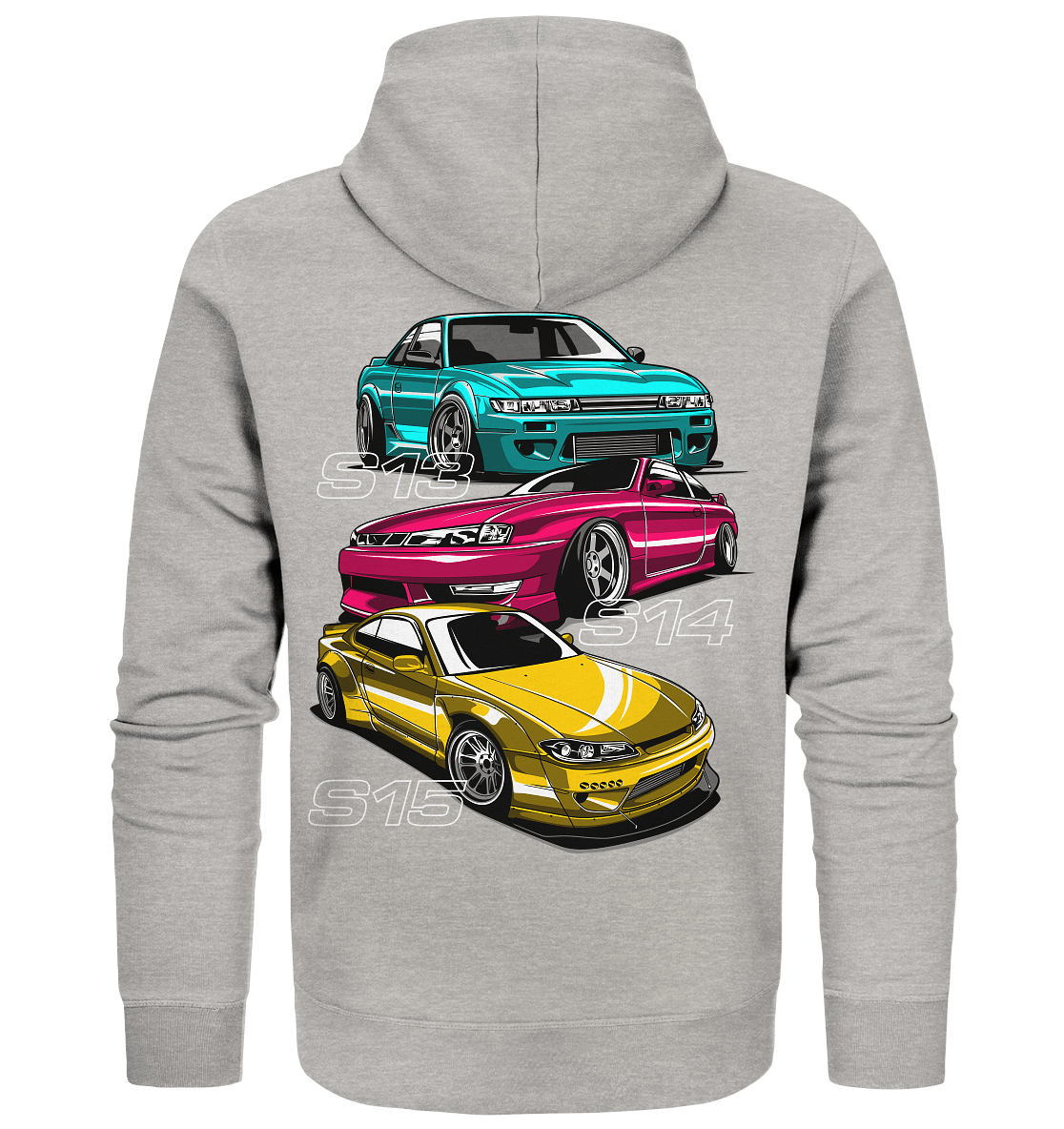 S13 S14 S15 Silvia - Organic Zipper - MotoMerch.de