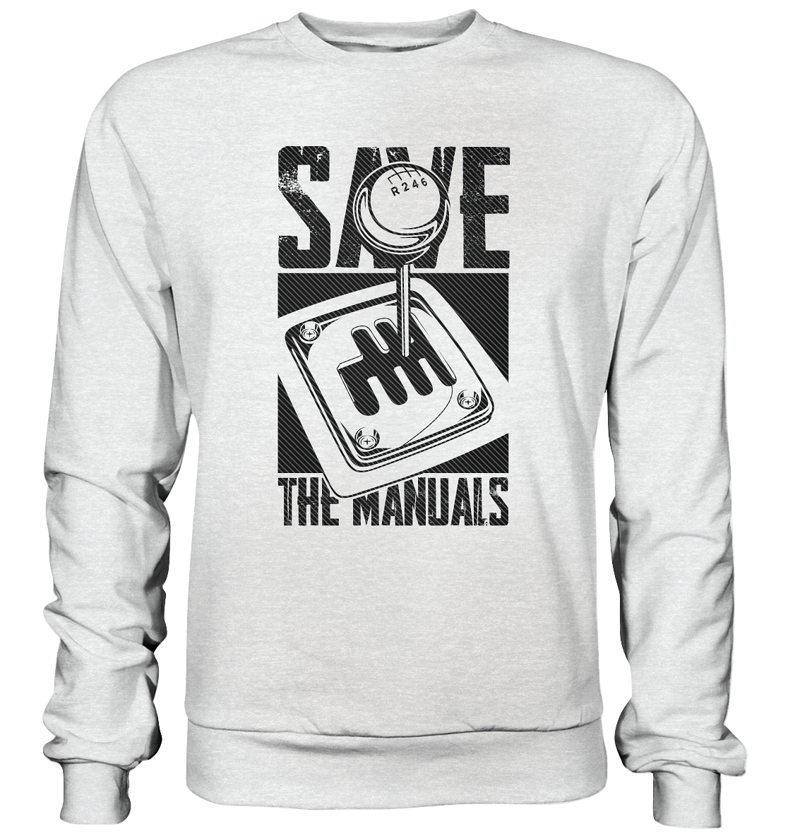 Save the Manuals dunkel - Premium Sweatshirt - MotoMerch.de