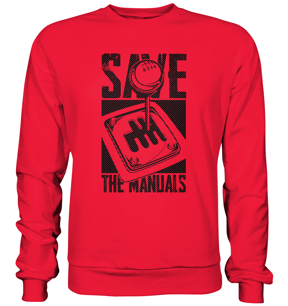 Save the Manuals dunkel - Premium Sweatshirt - MotoMerch.de